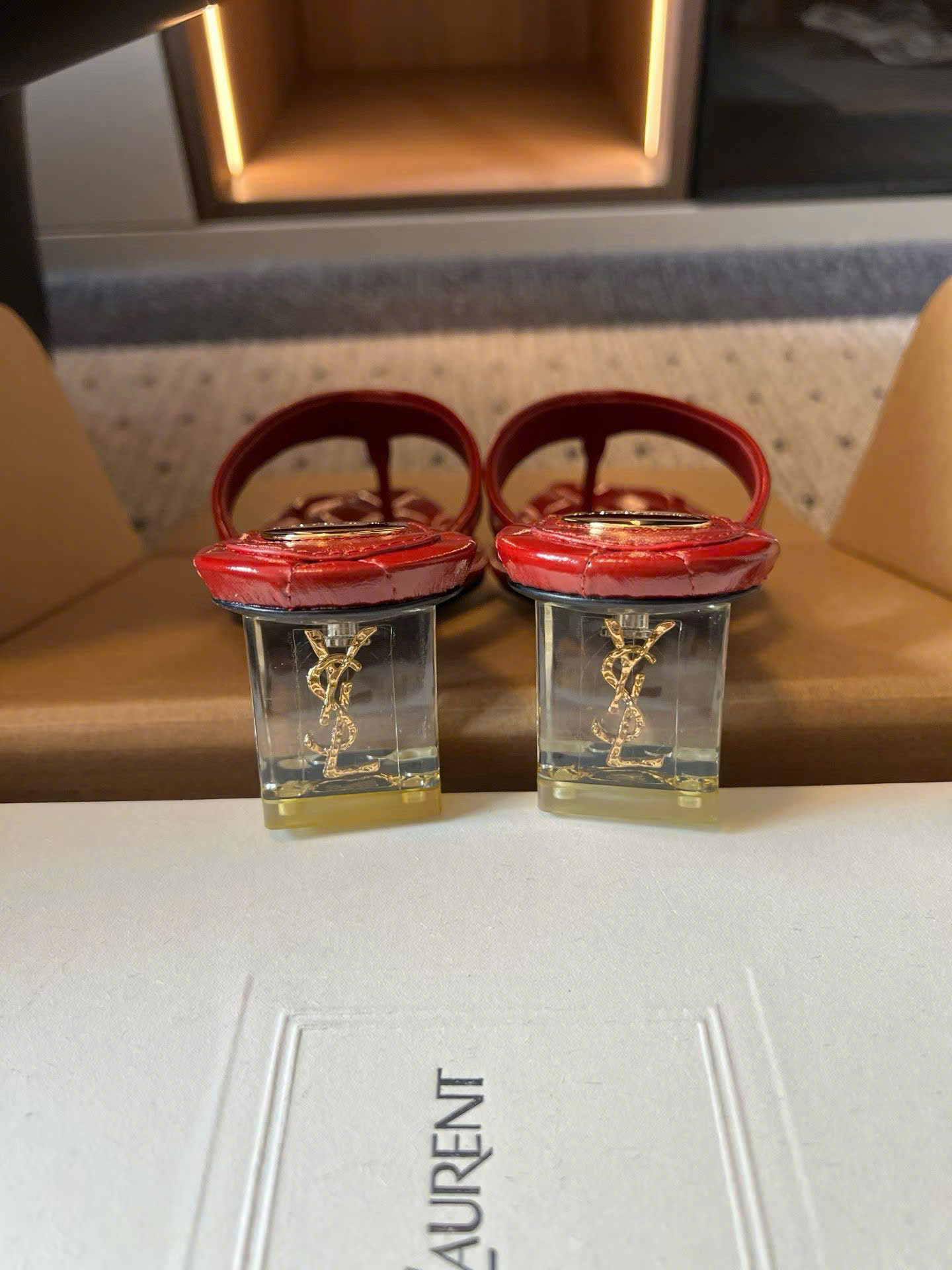 Saint Laurent Sip Sandals Smooth Leather - Image 2