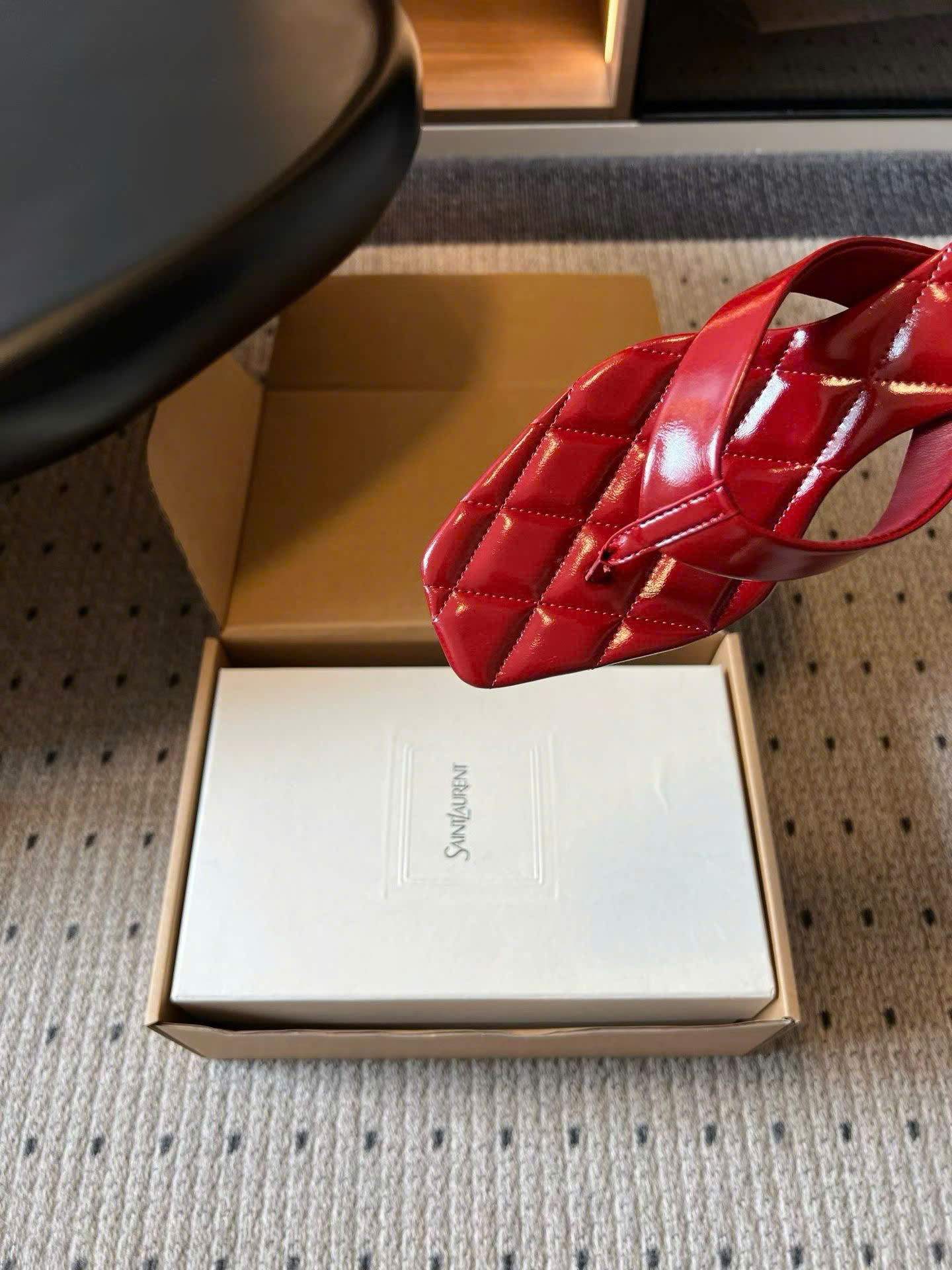Saint Laurent Sip Sandals Smooth Leather - Image 4