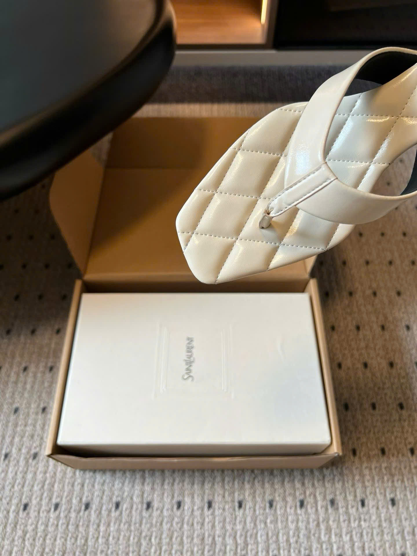 Saint Laurent Sip Sandals Smooth Leather - Image 4