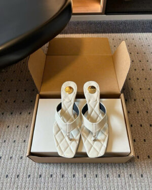 Saint Laurent Sip Sandals Smooth Leather