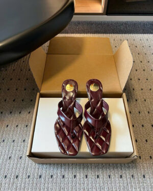 Saint Laurent Sip Sandals Smooth Leather