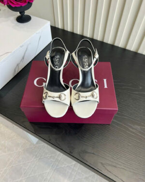 Gucci Horsebit Heeled Sandal 7cm